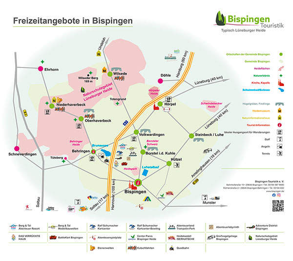 Tafel Freizeitangebote in Bispingen