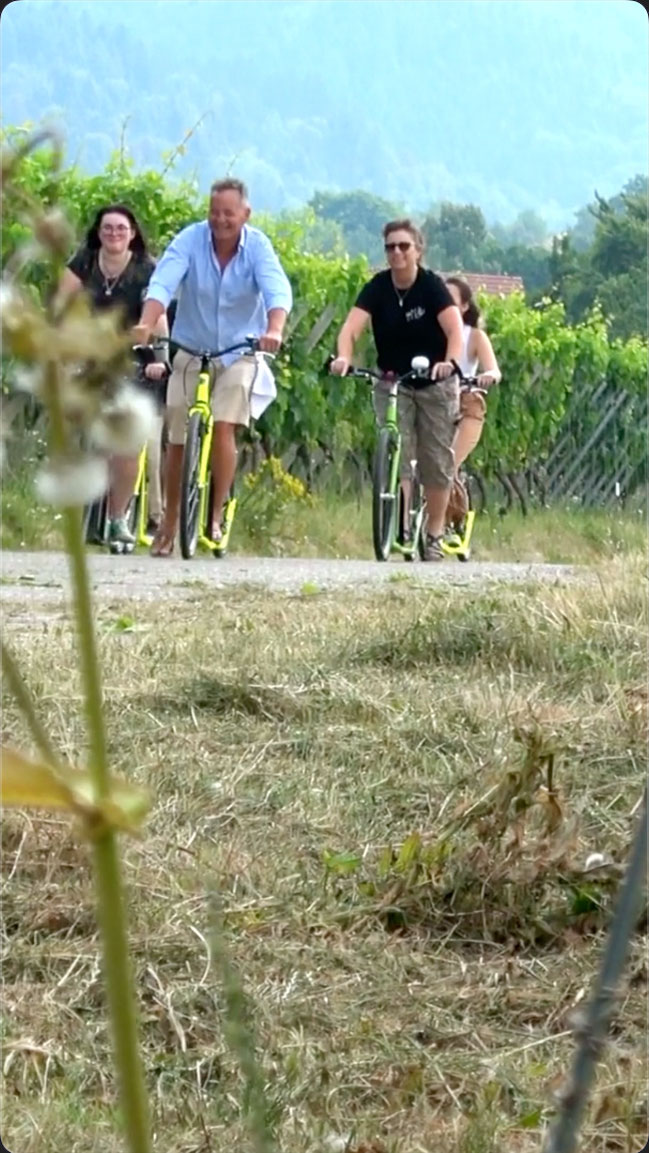 Tretroller-Tour in Badenweiler