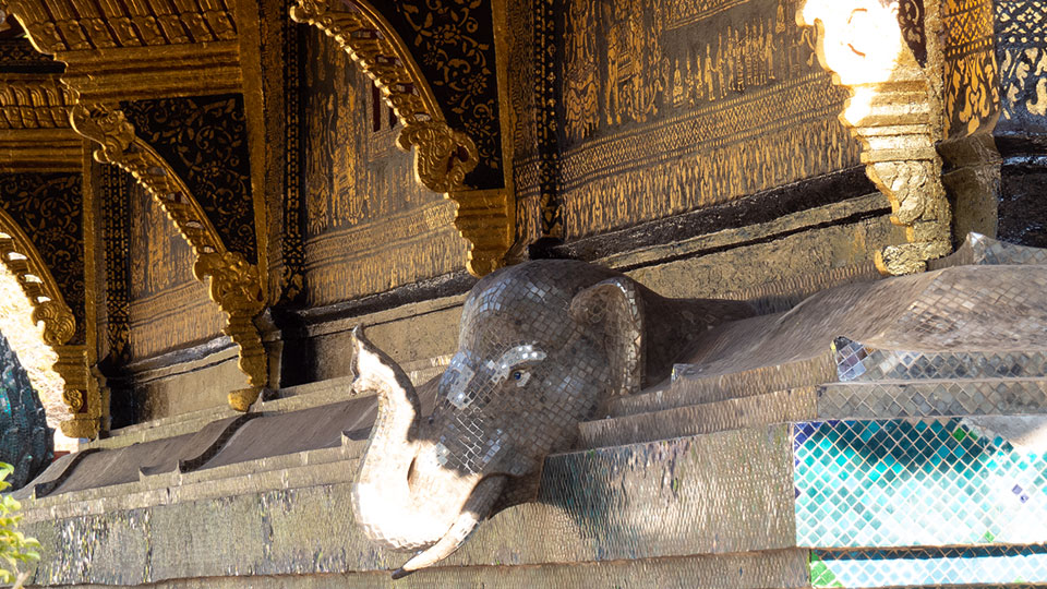  Outside Temple Laos