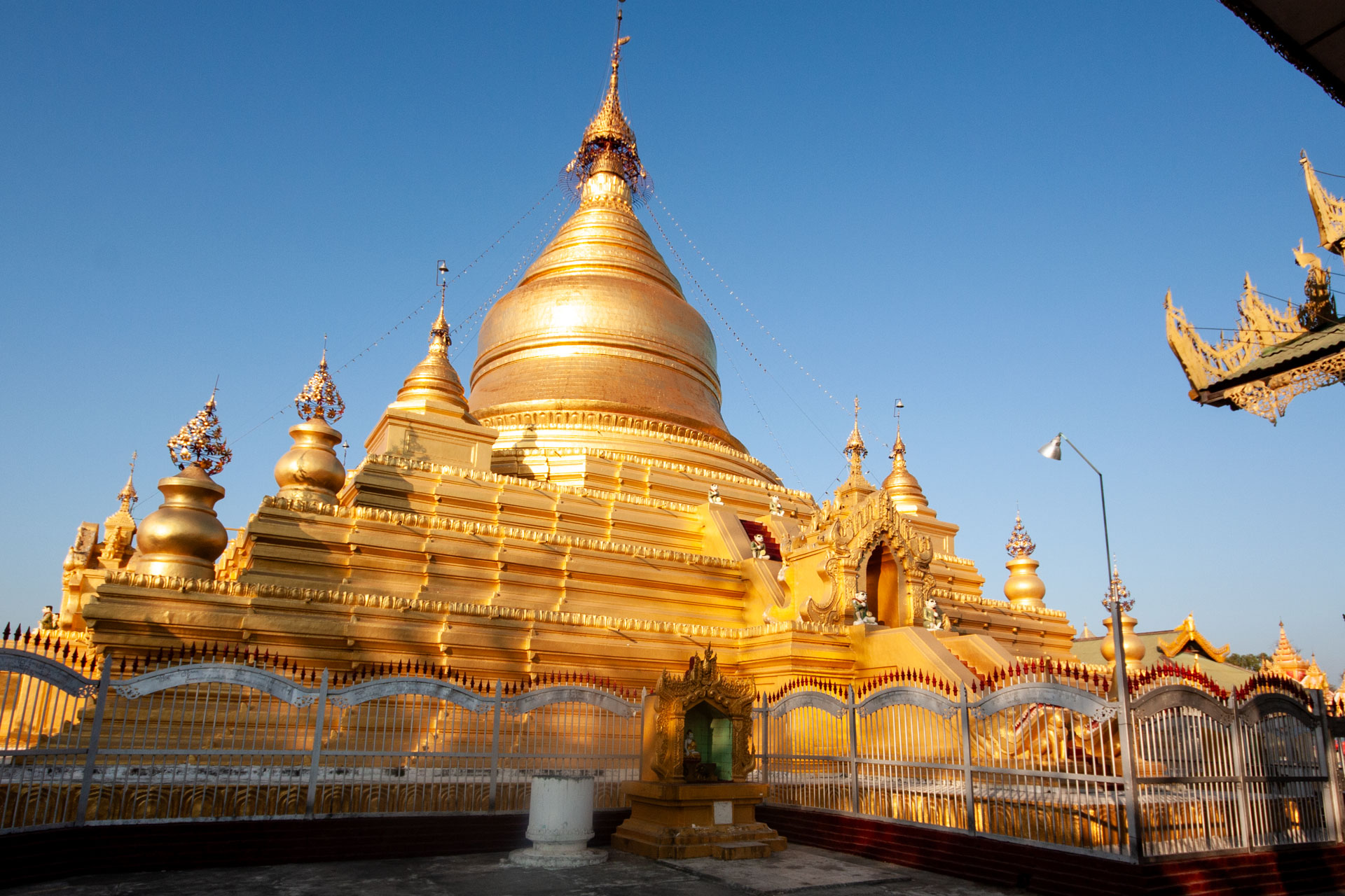 Golden temple in Myanmar